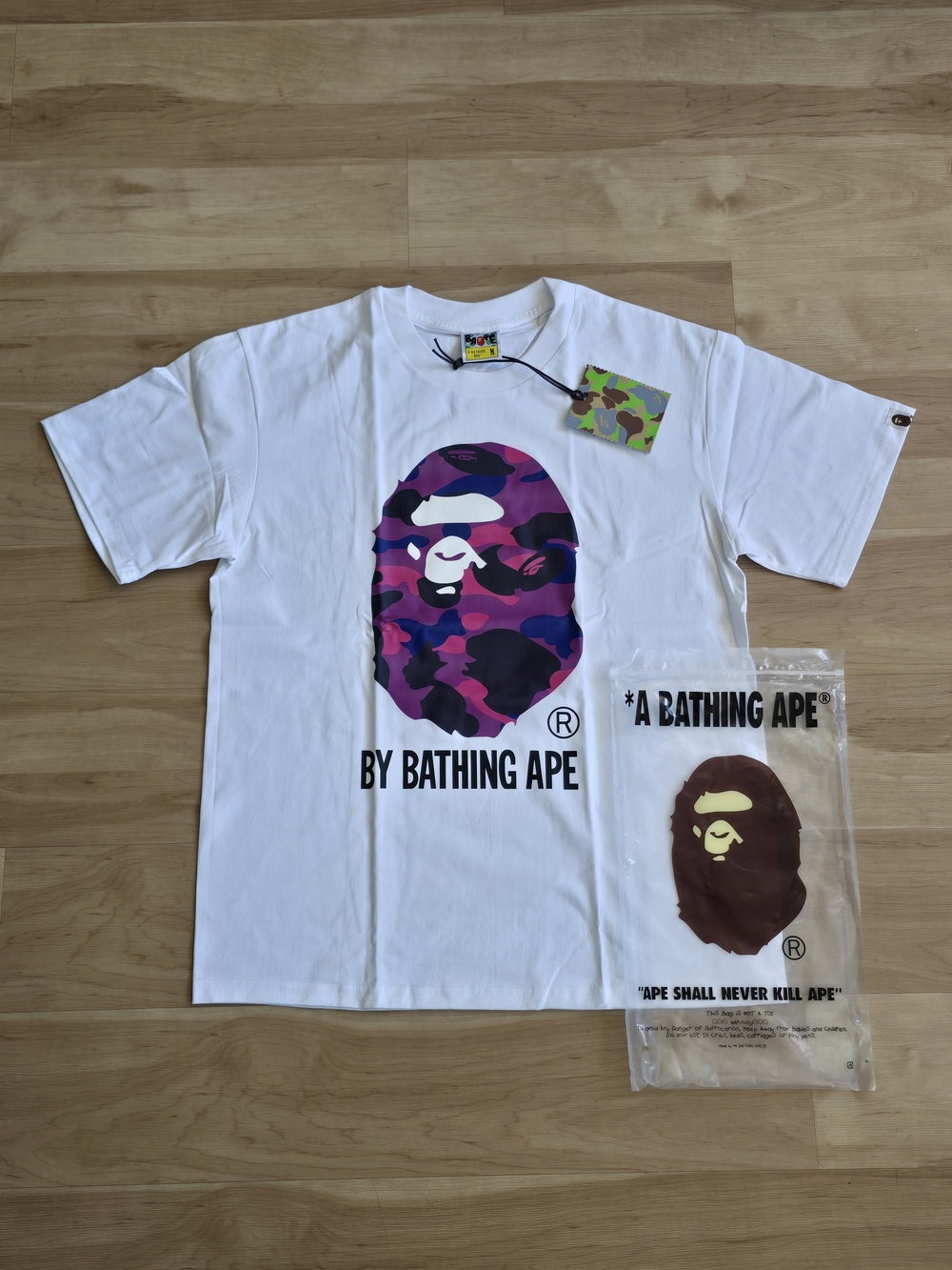 A BATHING APE White T-Shirt